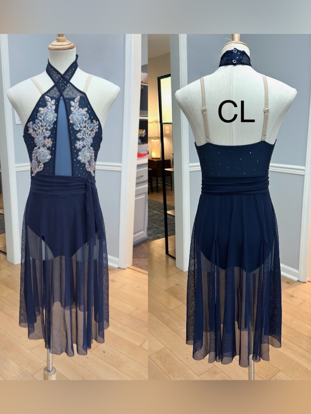 Navy blue lyrical CL